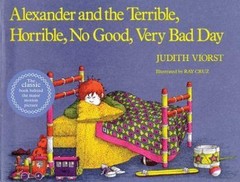 Alexander and the Terrible, Horrible…by Judith Viorst PAPERBACK 1987