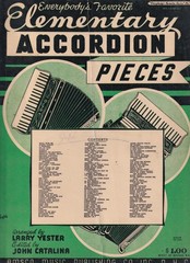 = Everybody’s Favorite Elementary Accordion Pieces, Amsco Music, Larry Yester
