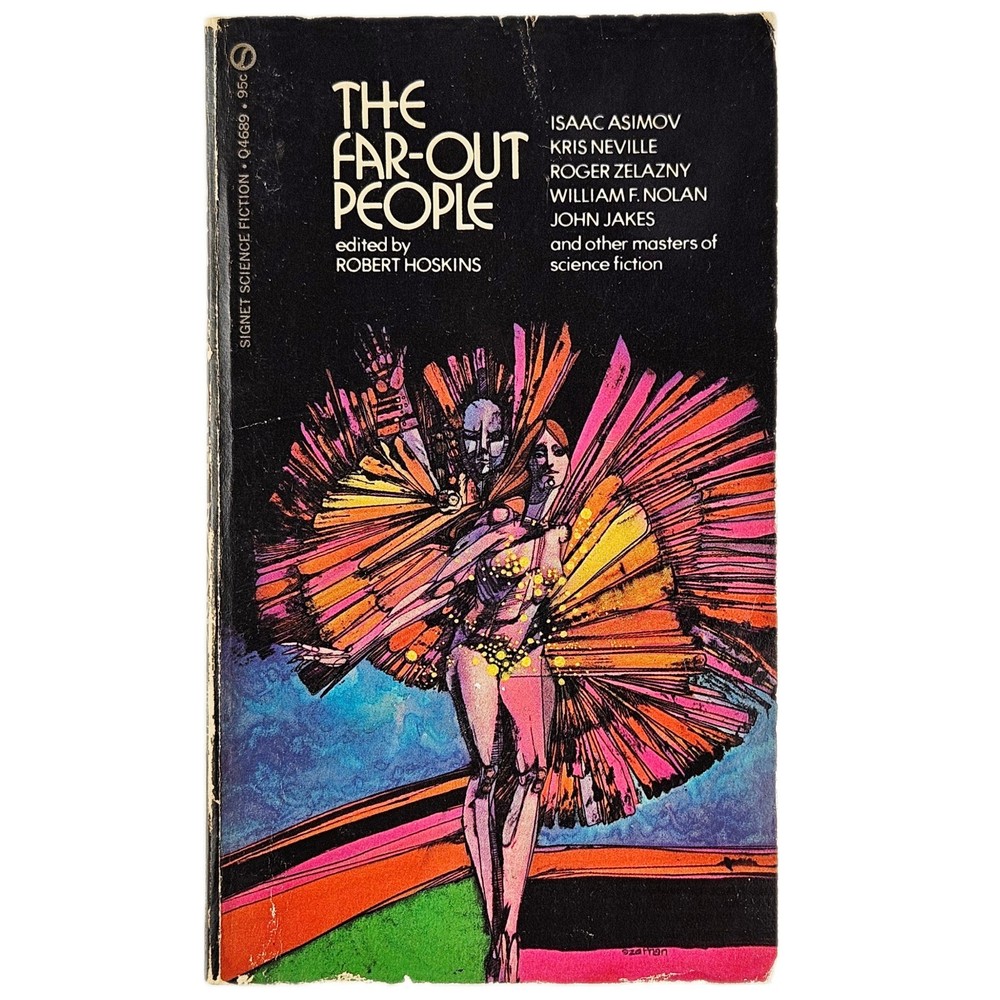 Vintage Science Fiction The Far-Out People Robert Hoskins 1971 PB Short Stories