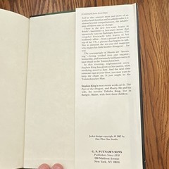 Stephen King The Tommyknockers Hardcover G.P. Putnam’s Sons 1987 Dust Jacket VT…
