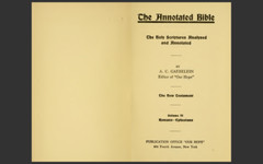 The Annotated Bible by A.C. Gaebelein – All 9 Volumes (1913-21) E-Book Set on CD