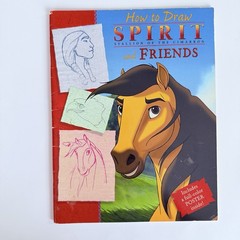 How to Draw Spirit Stallion of the Cimarron 2002 DreamWorks Art Book NEW VINTAGE