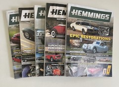 Lot 4 HEMMINGS Motor News Magazine Book April March February January 2026