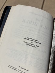 1945 Oxford Scofield Reference Bible KJV Concordance Natural Morocco Leather