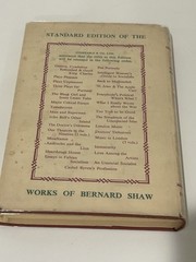 GEORGE BERNARD SHAW PLAYS: GENEVA, CYMBELINE, GOOD KING CHARLES / UK 1946 HCDJ