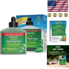 Made in the USA, 8 oz All-Purpose 10-15-10 Plant Food for Vibrant Plants