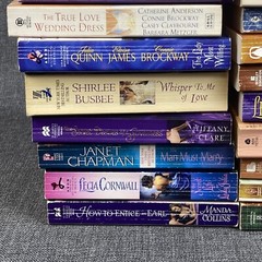 Lot of 40 Historical Romance Novels Multiple Authors Paperback Carlise, Kramer..
