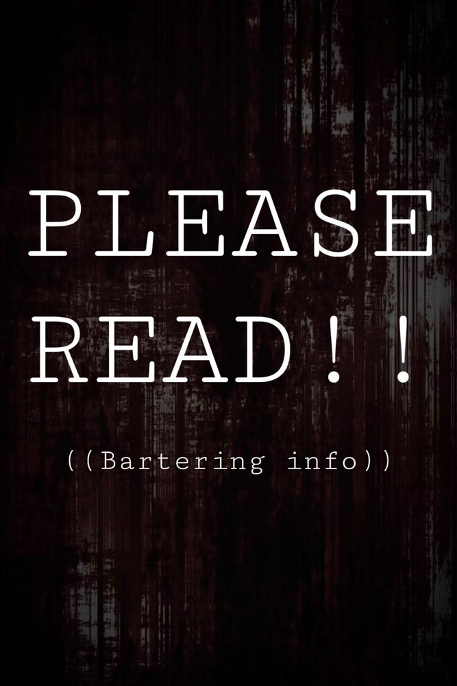 PLEASE READ , Information about the seller + bartering!!