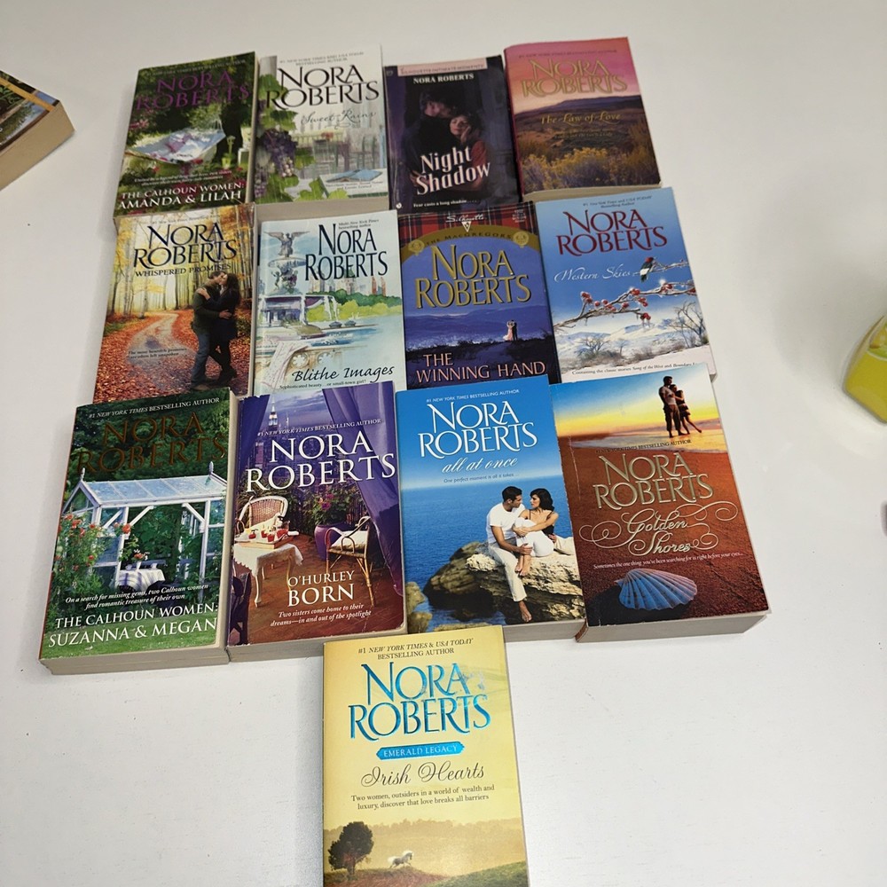 Nora Roberts Lot Of 13 The Calhoun Women, Plus Other Various Book See Photos