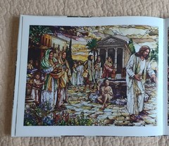 Come unto Me: Savior’s Life, Mission, Parables Glass Art Religion Christian LDS