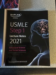 Kaplan Medical USMLE Lecture Notes, 2021 LOT of 5 Books
