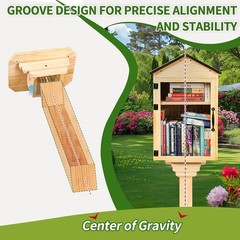 Little Library Mount 11x8x4 inches – Easy Setup for Outdoor Book Sharing