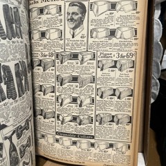 Vtg 1922 MONTGOMERY WARD CATALOGUE Bokk Golden Jubilee 1969 Antique 672 PAGES!!