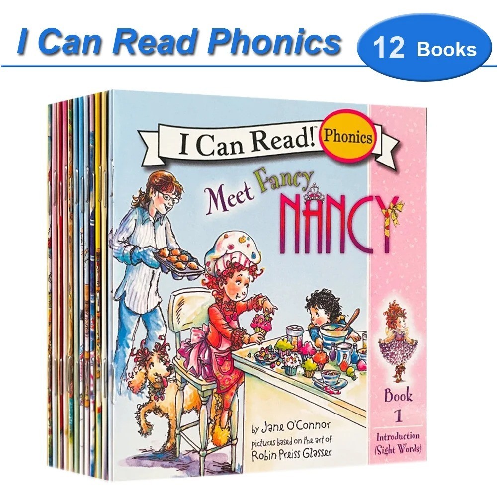I Can Read Phonics Books Set 12 Children Early Learning Reading Story Books