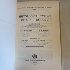 Histological Typing of Bone Tumours (1972) – WHO – Hardcover Medical Pathology