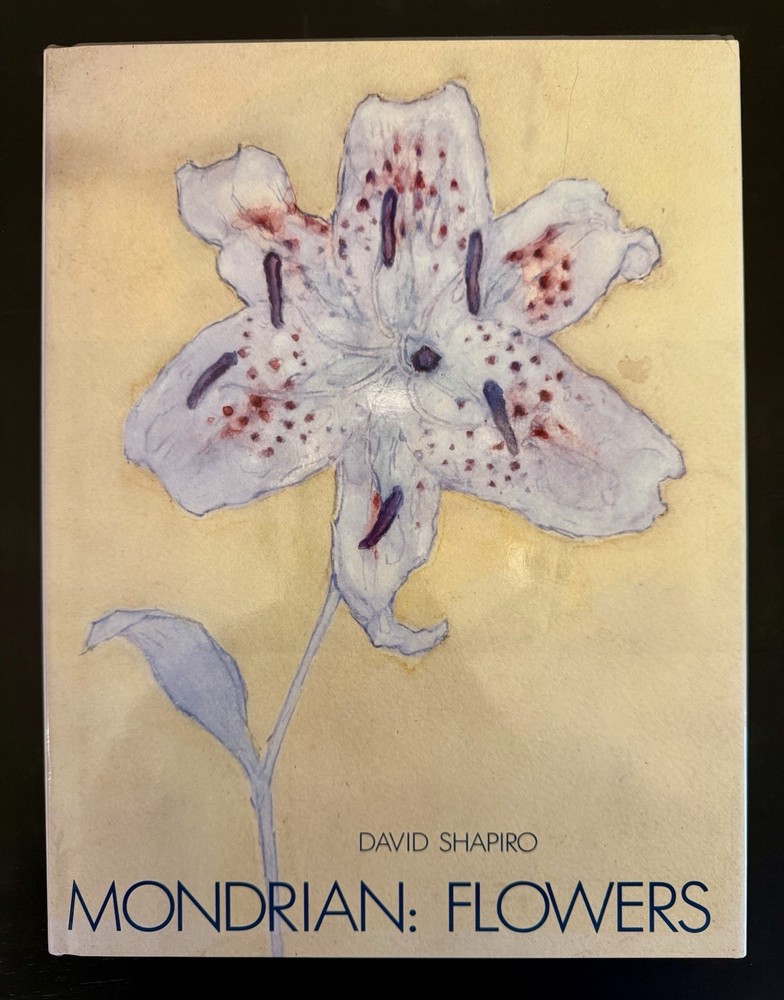 Mondrian: Flowers Hardcover Art Book David Shapiro Piet Mondrian Abrams Rare VG