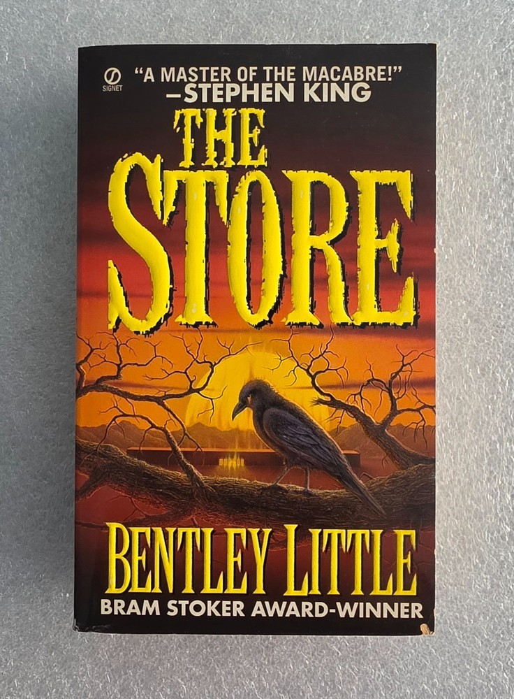 Bentley Little The Store 1998 1st Printing Signet Horror PB Embossed Cover Good