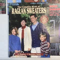 Lot of 13 Vintage Knitting Pattern Books Magazines Leaflets Sweaters Men & Women