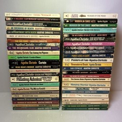 Vintage Agatha Christie Mystery Paperback Lot Of 48 (1960s-1980s) Pocket, Dell