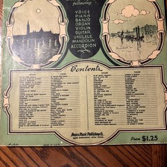 VintageNeapolitan Songs English & Italian Lyrics: Everybdys Fav Series No 23