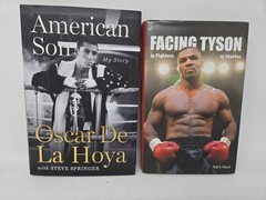 7 books THE HISTORY OF BOXING Boxers De La Hoya Mike Tyson Evander Holyfield