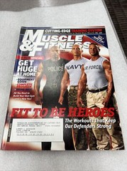Muscle & Fitness Magazine, August 2006, Military issue T14