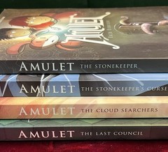 Amulet Set Books 1–4 Kazu Kibuishi 2008-2011 TP Graphic Novels Soft cover