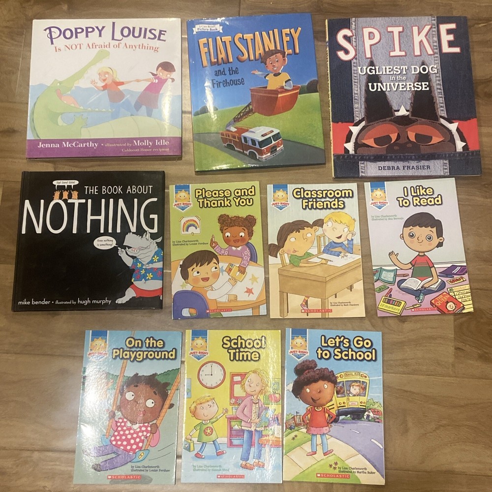 10 Mixed Children’s Books Assorted Pre-Owned Very Good Condition