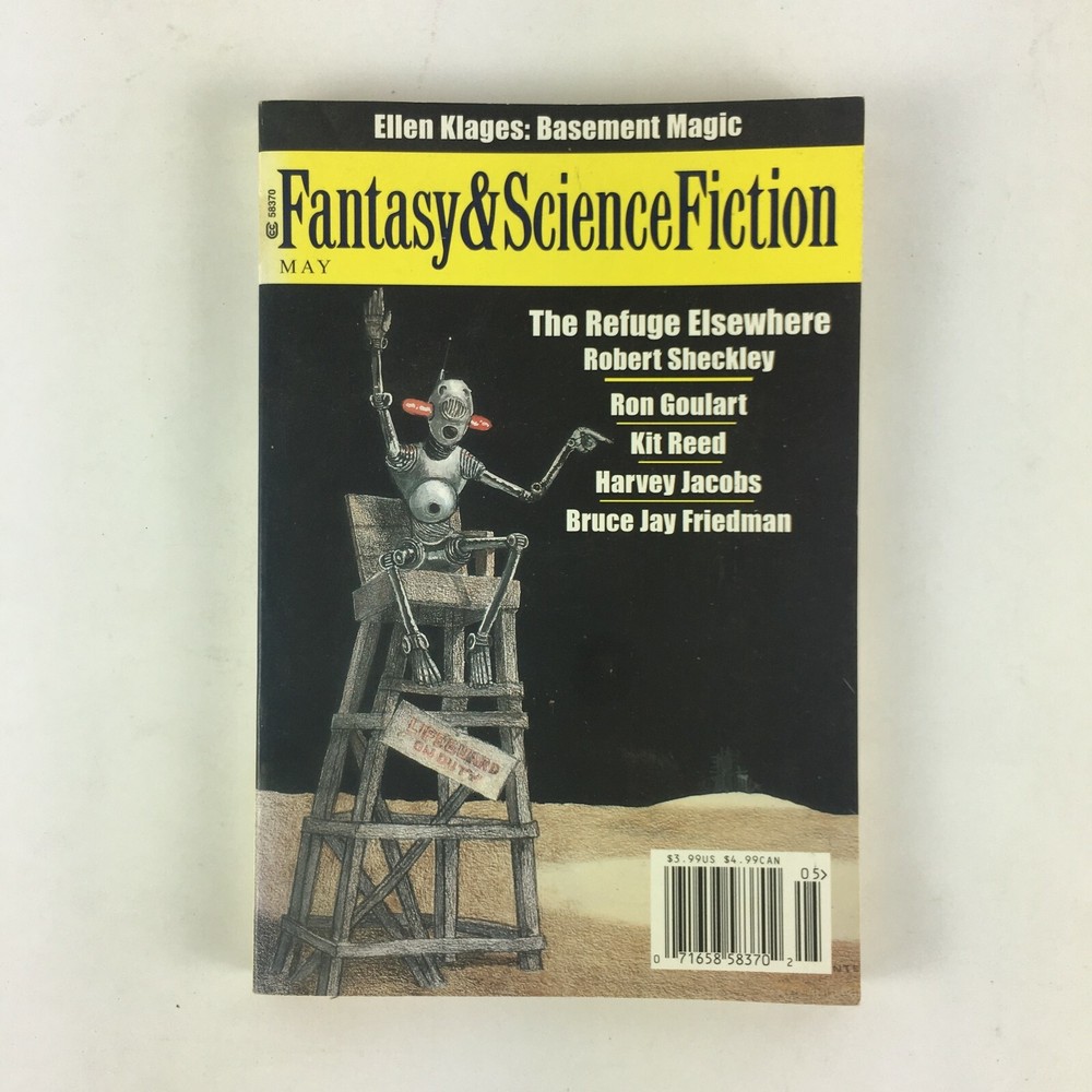 May Fantasy & Science Fiction The Refuge Elsewhere Robert Sheckley Ron Goulart