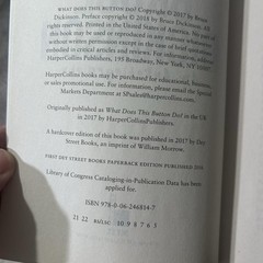 What Does This Button Do? : An Autobiography by Bruce Dickinson (2018 Paperback)