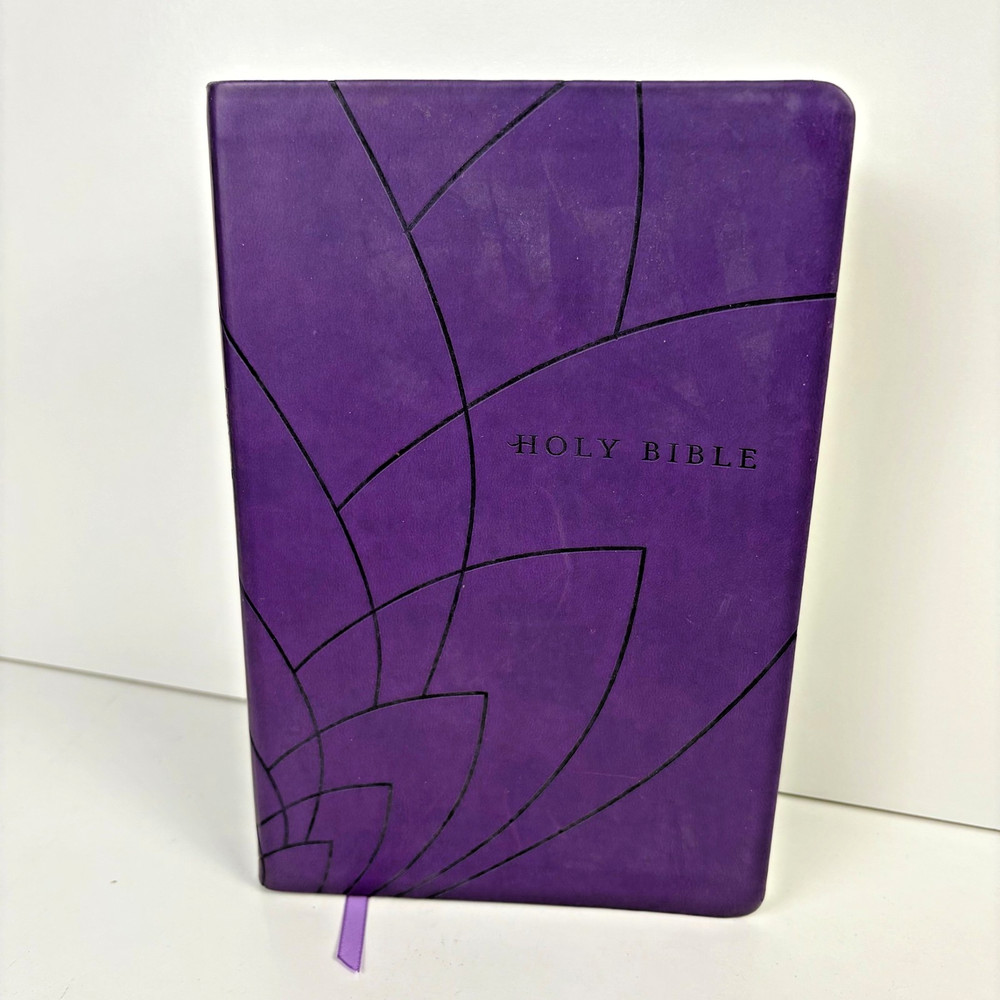 Premium Holy Bible Gift & Award Edition Petal NLT Red Letter Leatherlike