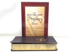 KJV Jack Van Impe Prophecy Bible Burgundy Leather Red Letter Limited Special Ed.
