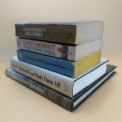 James Herriot Book Lot 5 All Things Wise, God Made, Yorkshire Every Living Thing
