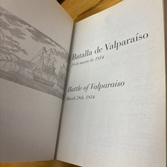 Battle of Valparaiso Signed by Admiral Kenneth Pugh Chilean Navy Mystic Seaport