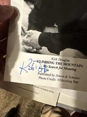 [SIGNED w/ COA] Climbing The Mountain | Kirk Douglas (1997) HCDJ *NM – 9.4*