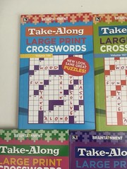 Lot 7 Kappa Take Along Large Print Crossword Books Braintainment NEW Free Ship