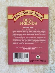 Sweet Valley Twins „Best Friends” paperback book #1 NEW Vintage Old Stock 1986