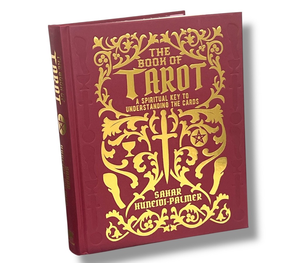 The Book of TAROT by Sahar Huneidi-Palmer Hardcover with Gilded Page Edges