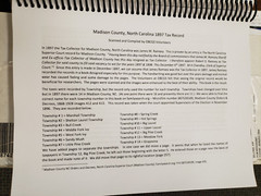 Madison County, North Carolina 1897 TAX RECORDS 2023 Genealogy Book, 297 pages
