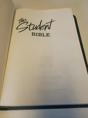 Student Bible NIV Bonded Leather Blue 1988