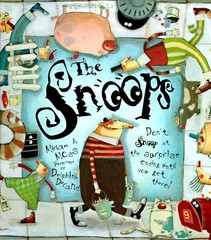 THE SNOOPS By Miriam Moss & Delphine Durand – Hardcover **Mint Condition**