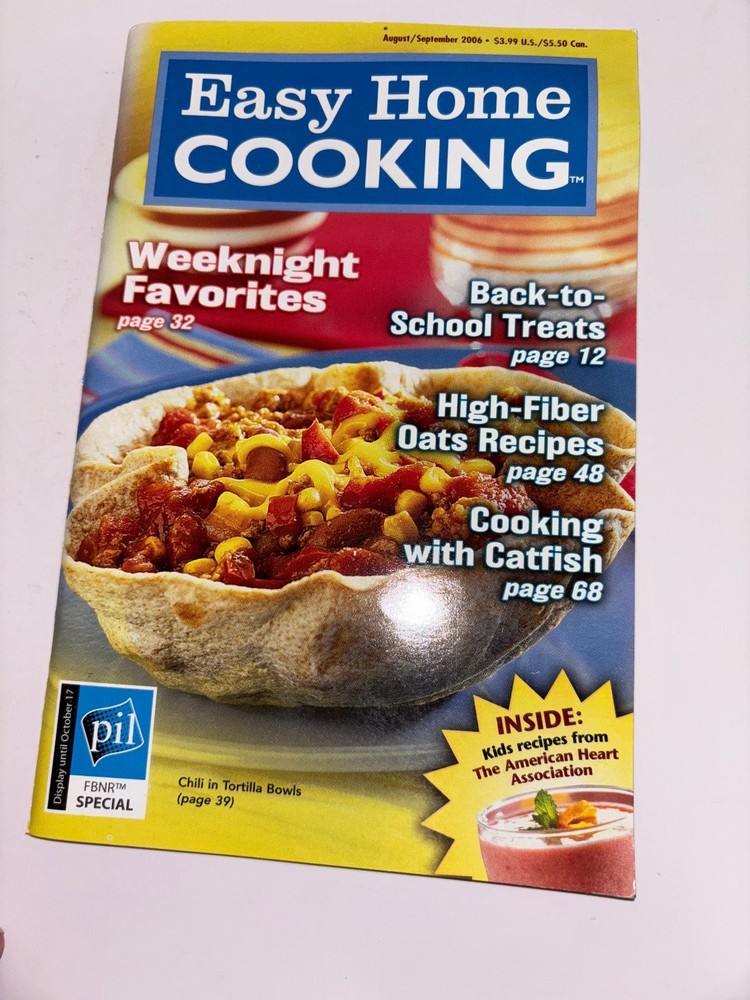 Easy Home Cooking August September 2006 Weeknight Favorites Recipes