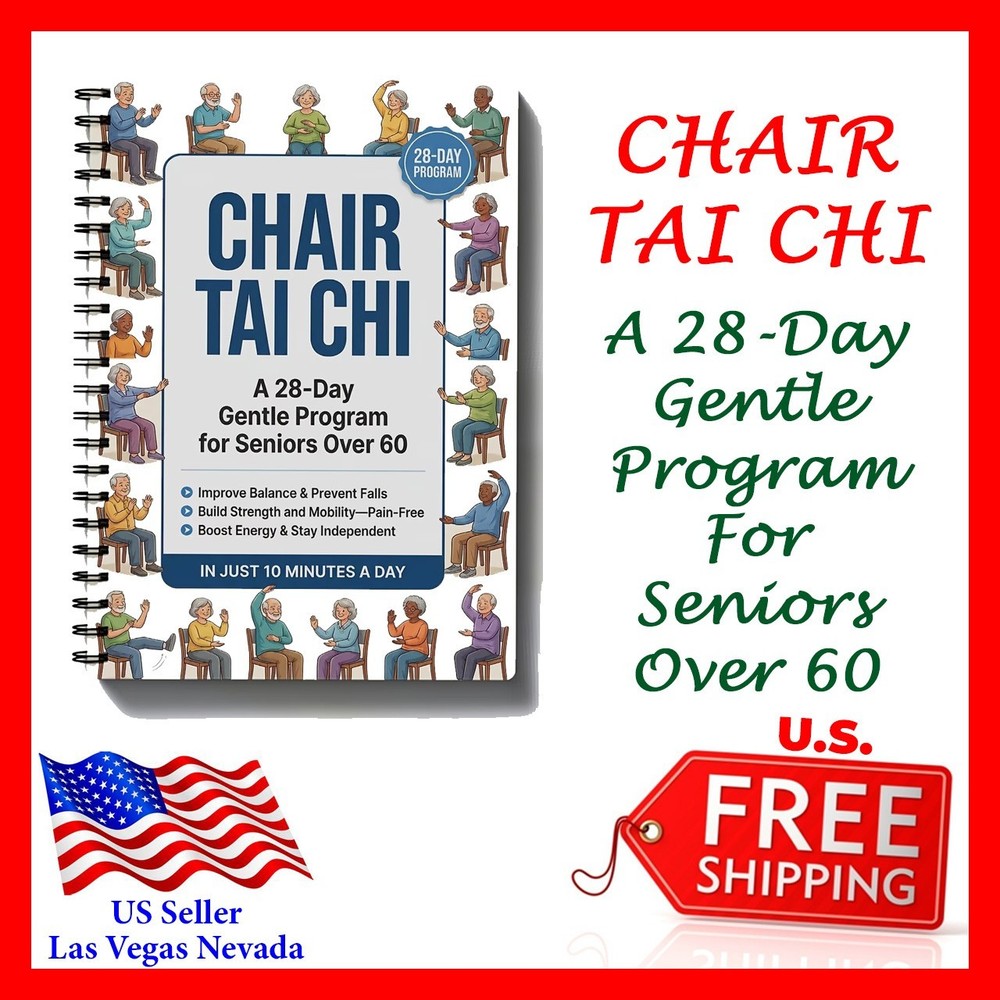 Chair Tai Chi for Seniors Over 60 Simple Seated Flows and 10Minute Routines f…