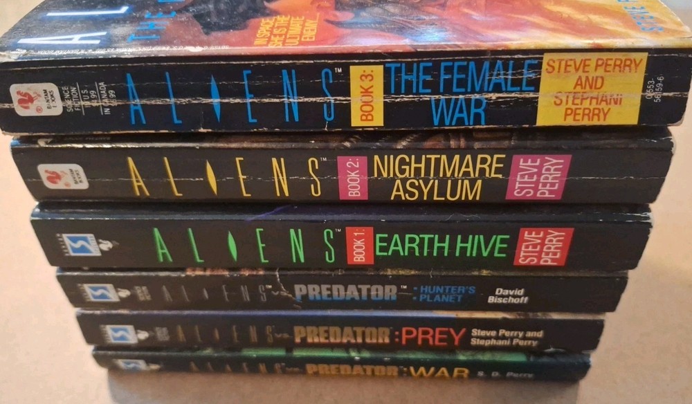 AVP Aliens Vs. Predator And Aliens Book Lot Of 6 Planet Prey War