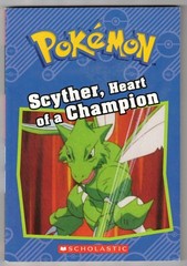 13 used Pokemon books (Scholastic, Vizkids) Psyduck, Scyther, Charizard, Fearow