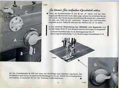 PFAFF 362-261 Automatic Sewing Machine Instruction Manual IN GERMAN – WIRE BOUND