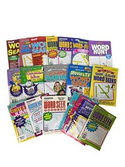 Lot of 10 Word Search Puzzle Books Mixed Unsorted Penny Press Dell Kappa Bundle