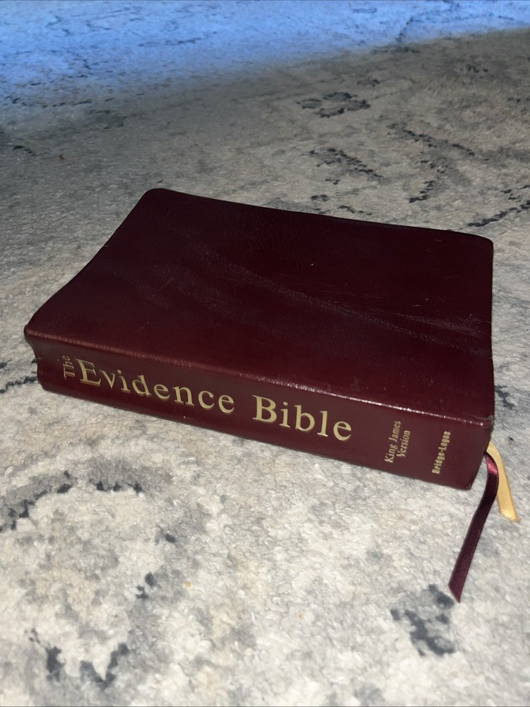 The Evidence Study Bible Ray Comfort Bridge-Logos Brown Faux Leather KJV 2003