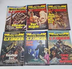18 BASTEI Western-Bestseller G.F. Unger Pulp Fiction German Booklets Books