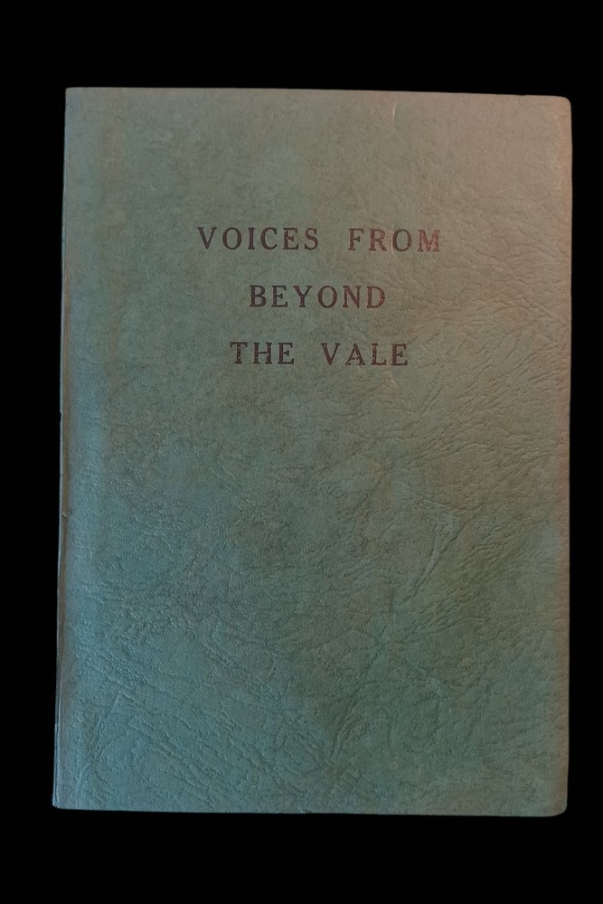 Voices From Beyond The Vale 1928 Antique Spiritualist Afterlife Occult Book Rare